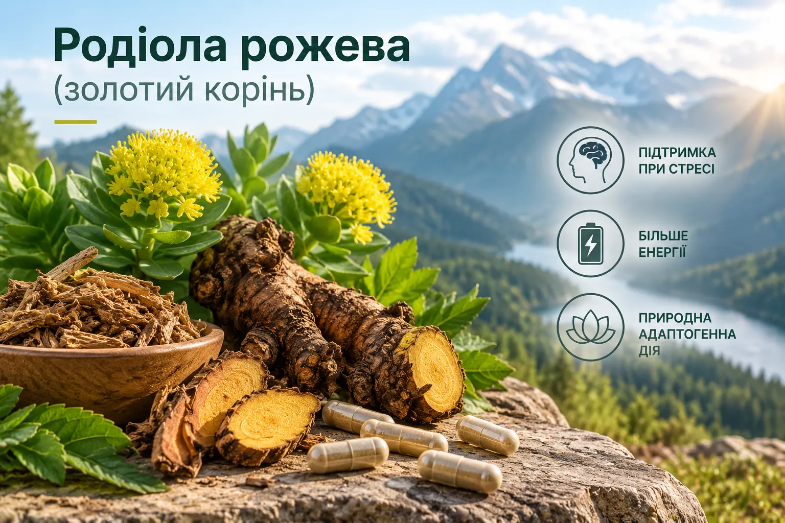 Родіола рожева (золотий корінь): користь, дозування, протипоказання