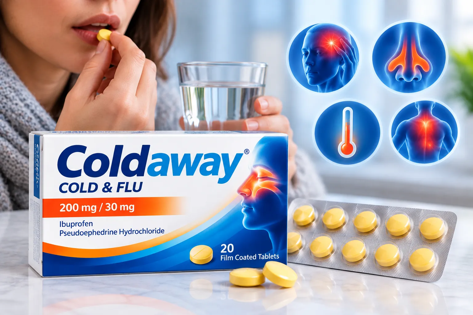  Як приймати Coldaway Cold & Flu: дозування та спосіб застосування